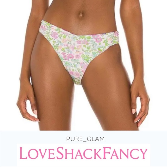SOLD - 🌺 NWT LOVESHACKFANCY bikini bottoms floral - Picture 3 of 4